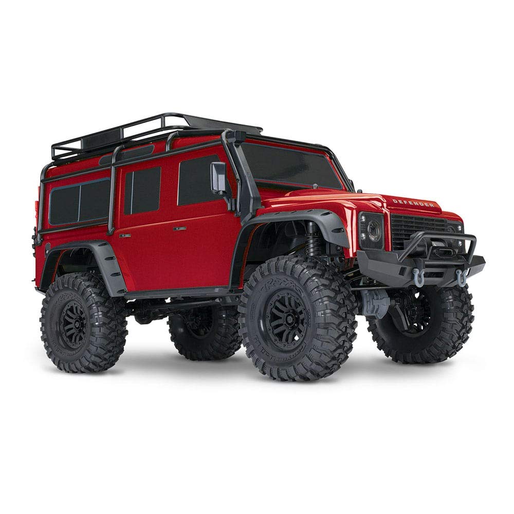 Traxxas Landrover Defender Rojo Brushed Auto RC Eléctrico Crawler 4 Ruedas de tracción (4WD) Listo para funcionar (RTR) 2.4