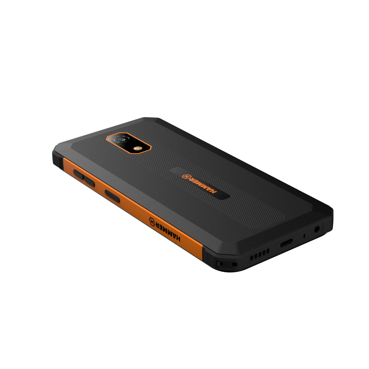 Smartphone Hammer Iron Va sin Contrato, Resistente al Agua, Dual SIM, Potente batería de 6500 mAh, 64GB + 4GB RAM, Android 14, cámara 13 Mpx con Sensor de visión Nocturna IP69, 300 Horas en Espera