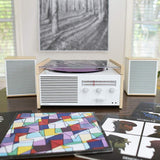 Crosley Switch II Belt-Drive Turntable with Bluetooth, AM/FM Radio, Aux-in, and Speakers