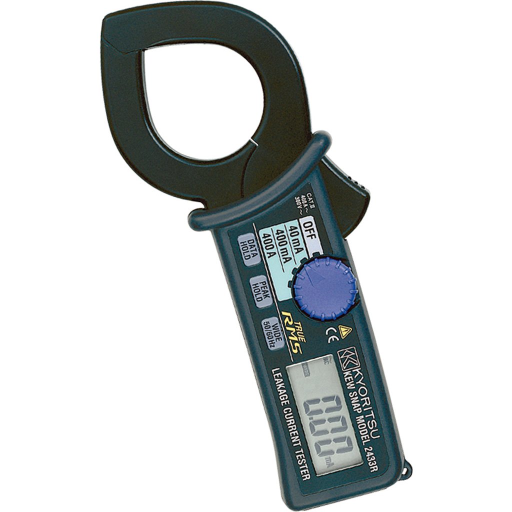 Pinza amperimétrica digital para Correnti Disperse AC TRMS Kyoritsu Kew 2413R, Gris