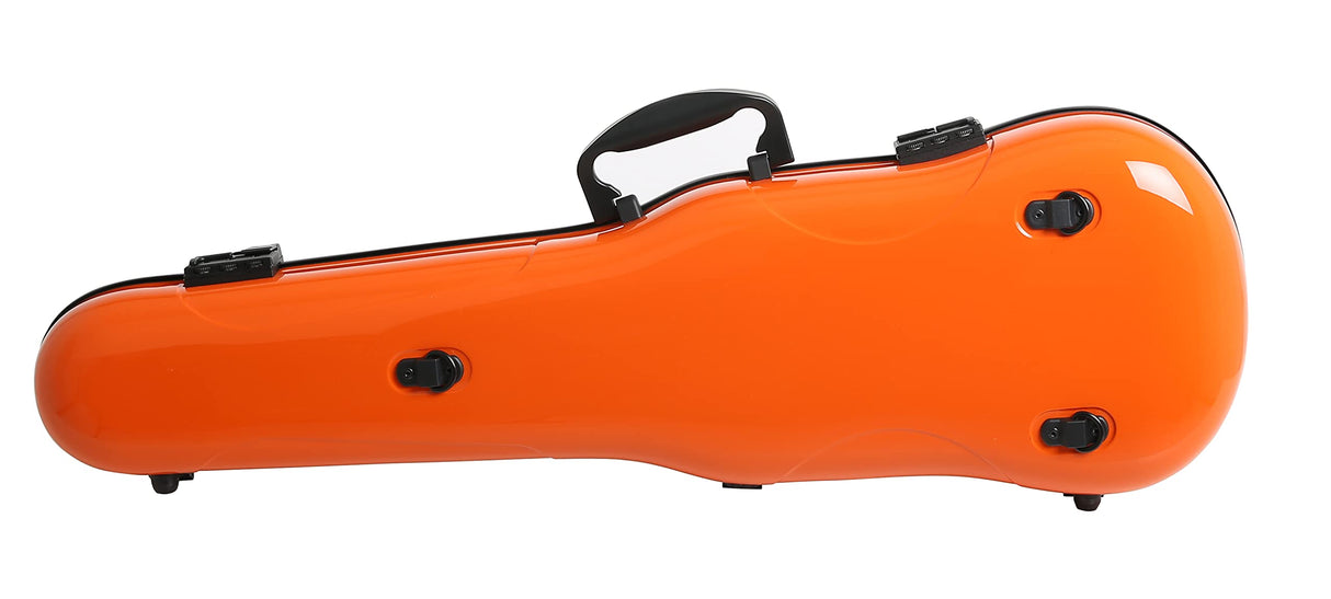 GEWA AIR 1.7 Estuche violín con forma naranja brillante, Made in Germany, alta resistencia a la rotura