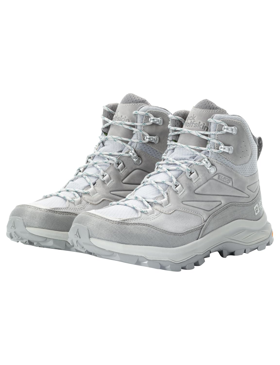 Jack Wolfskin CYROX Texapore Mid M, Zapatillas para Caminar Hombre, Gris, 39.5 EU