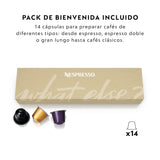 Krups Nespresso Citiz & Milk XN7615 - Cafetera de cápsulas monodosis, con 19 bares de presión, thermoblock, capacidad 1L, función automática, con Aeroccino, color Rojo, incluye pack de bienvenida