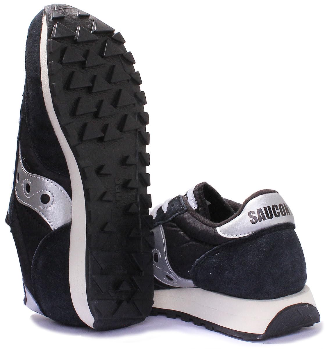 Saucony Jazz Original Vintage, Scarpe da ginnastica Uomo, Black Silver White, 40 EU
