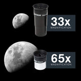 Celestron 31051 AstroMaster 130EQ, Telescopio Reflector newtoniano con accionamiento por Motor, Azul Oscuro