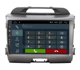 Radio de Coche Personalizada Kia Sportage Android GPS Bluetooth WiFi Dab USB Full HD Touchscreen Display 9”