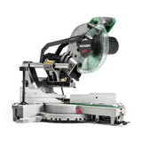 HiKOKI Sierra de Inglete y Corte - 1100 W, Ø216 mm - Guía Láser, Freno Eléctrico, Mesa Extensible, Bloqueo de Eje, Cortes Precisos, Compacta y Robusta - Cambio sin Herramientas
