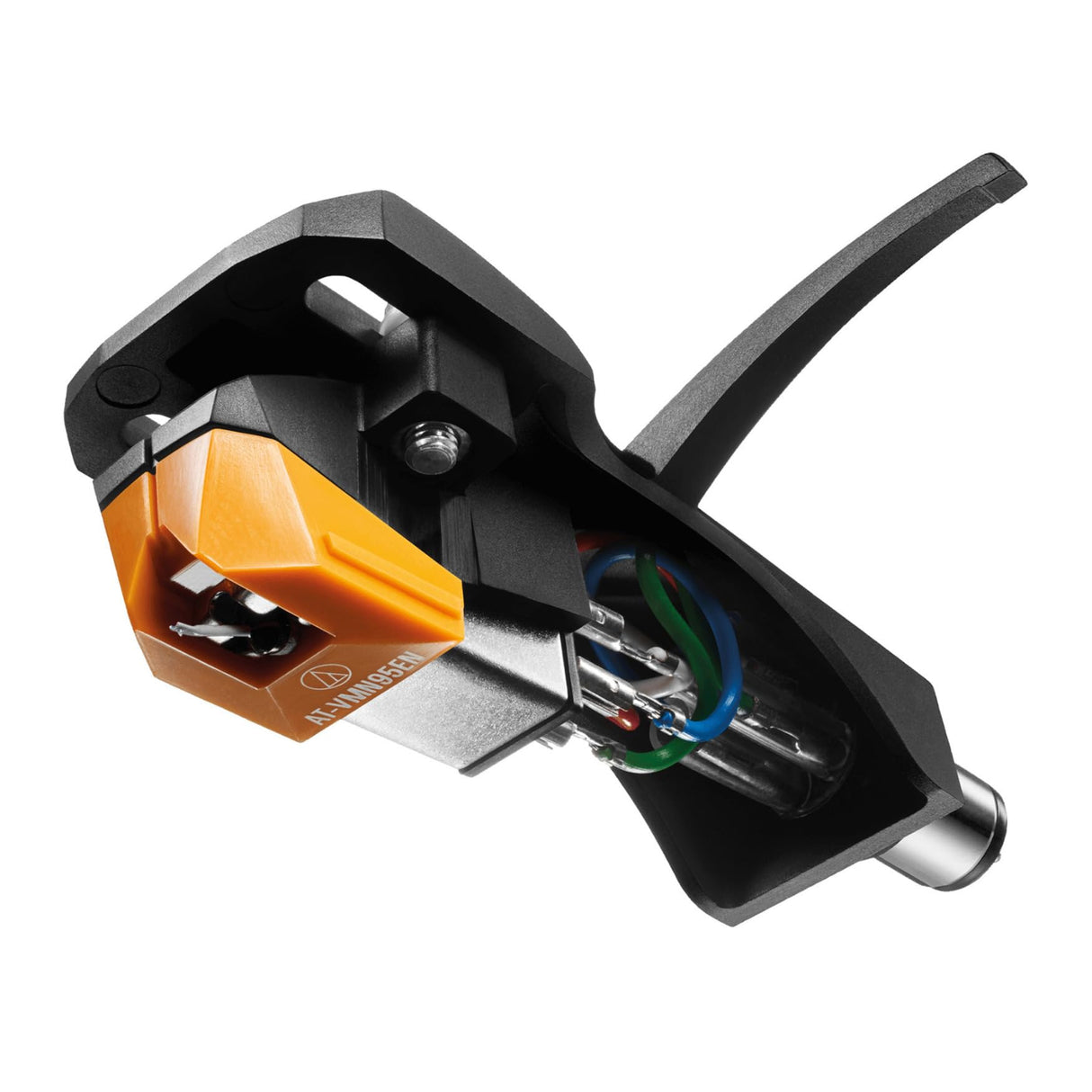 Audio Technica AT-VM95EN/H Headshell/Dual Moving Magnet Cartridge (negro/naranja)