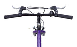 Wildtrak - Bicicleta 18 pulgadas para niños 6-8 años con frenos ajustables - Morada