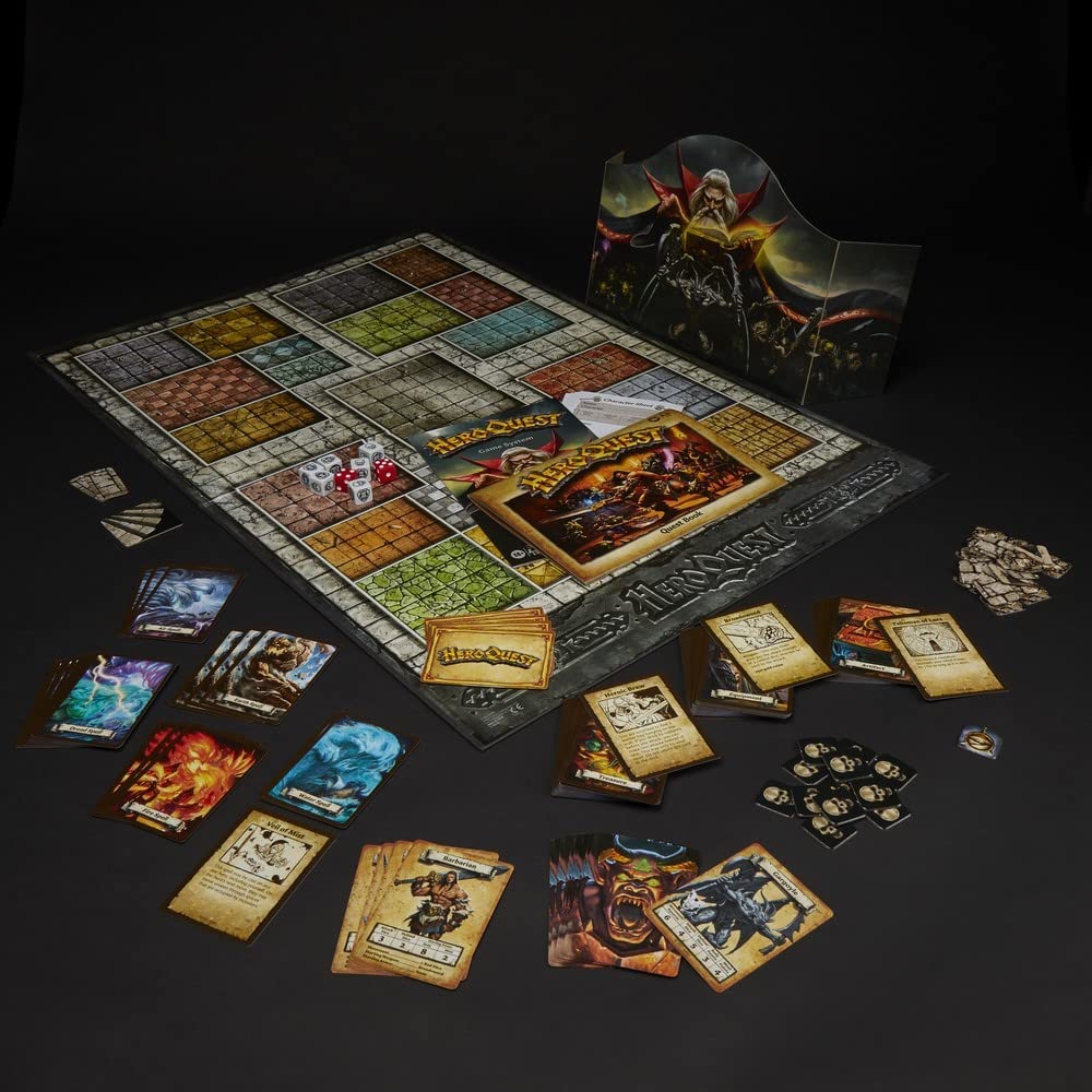 Hasbro Gaming Avalon Hill - Sistema de Juego HeroQuest - Juego de Aventuras en Mazmorras para 2 a 5 Jugadores a Partir de 14 años