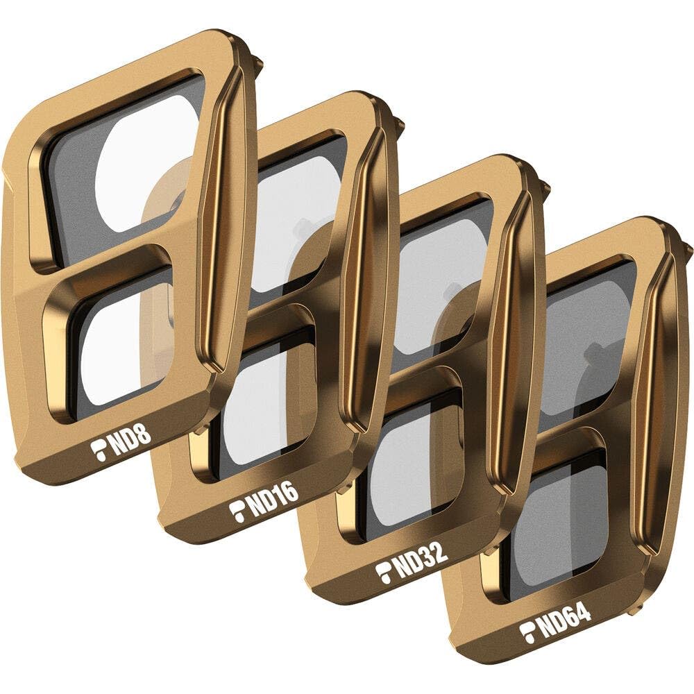 PolarPro - dji Air 3 Shutter Collection (ND8, ND16, ND32, ND64) - Neutral Density Filter Set For dji Air 3