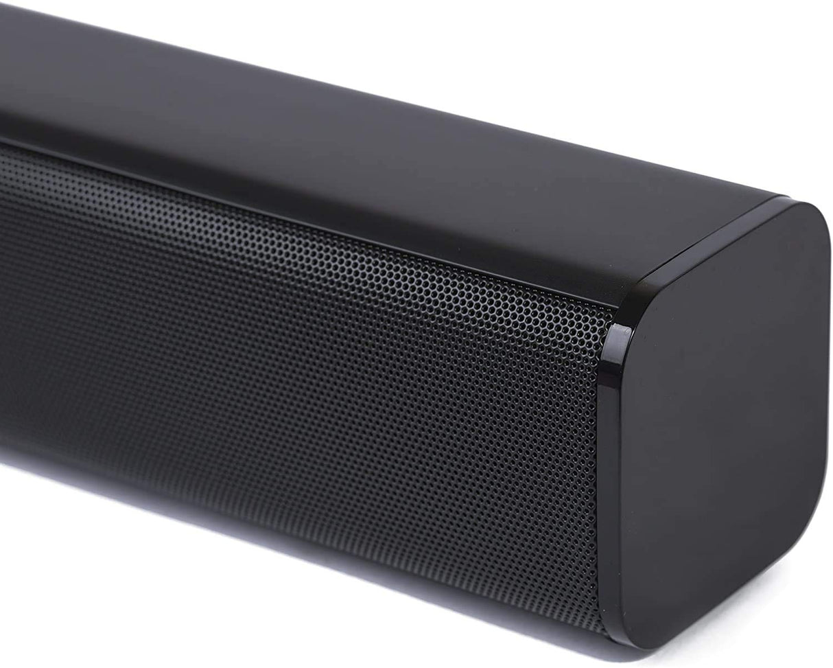 Sharp HT-SB110 Barra de Sonido, Cine en Casa, Bluetooth, HDMI, ARC/CEC, Potencia Máxima Total de Salida 90 W, Control Remoto, 80 cm, Color Negro
