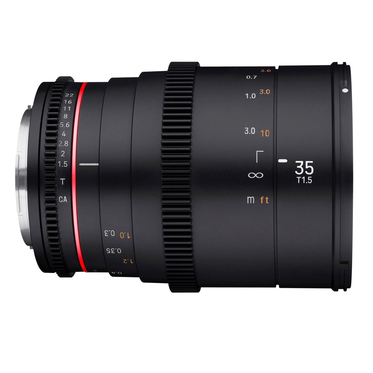 Rokinon Lente Cine DSX de Gran Angular de Alta Velocidad T1.5 de 35 mm para Canon (DSX35-C)