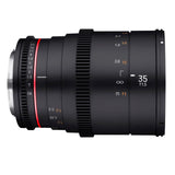 Rokinon Lente Cine DSX de Gran Angular de Alta Velocidad T1.5 de 35 mm para Canon (DSX35-C)