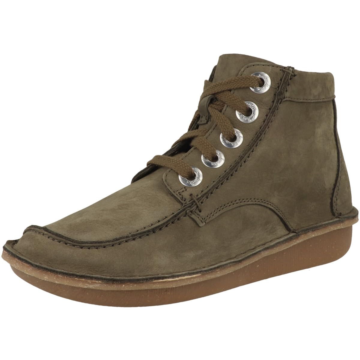 Clarks Women's Funny Cedar Fashion Boot, verde oliva oscuro, 40 EU