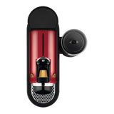 Krups Nespresso Citiz & Milk XN7615 - Cafetera de cápsulas monodosis, con 19 bares de presión, thermoblock, capacidad 1L, función automática, con Aeroccino, color Rojo, incluye pack de bienvenida