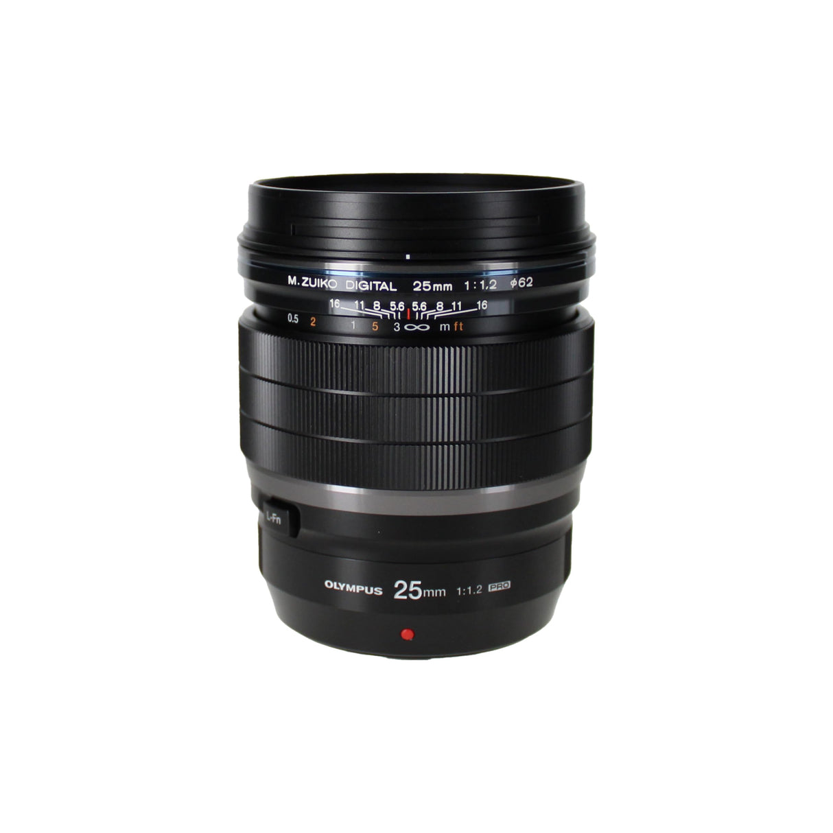 Olympus M.Zuiko Digital ED 25 mm 1:1.2 Pro Objetivo, Adecuado para Todas Las cámaras MFT (Modelos Olympus OM-D & Pen, Serie G de Panasonic), Negro