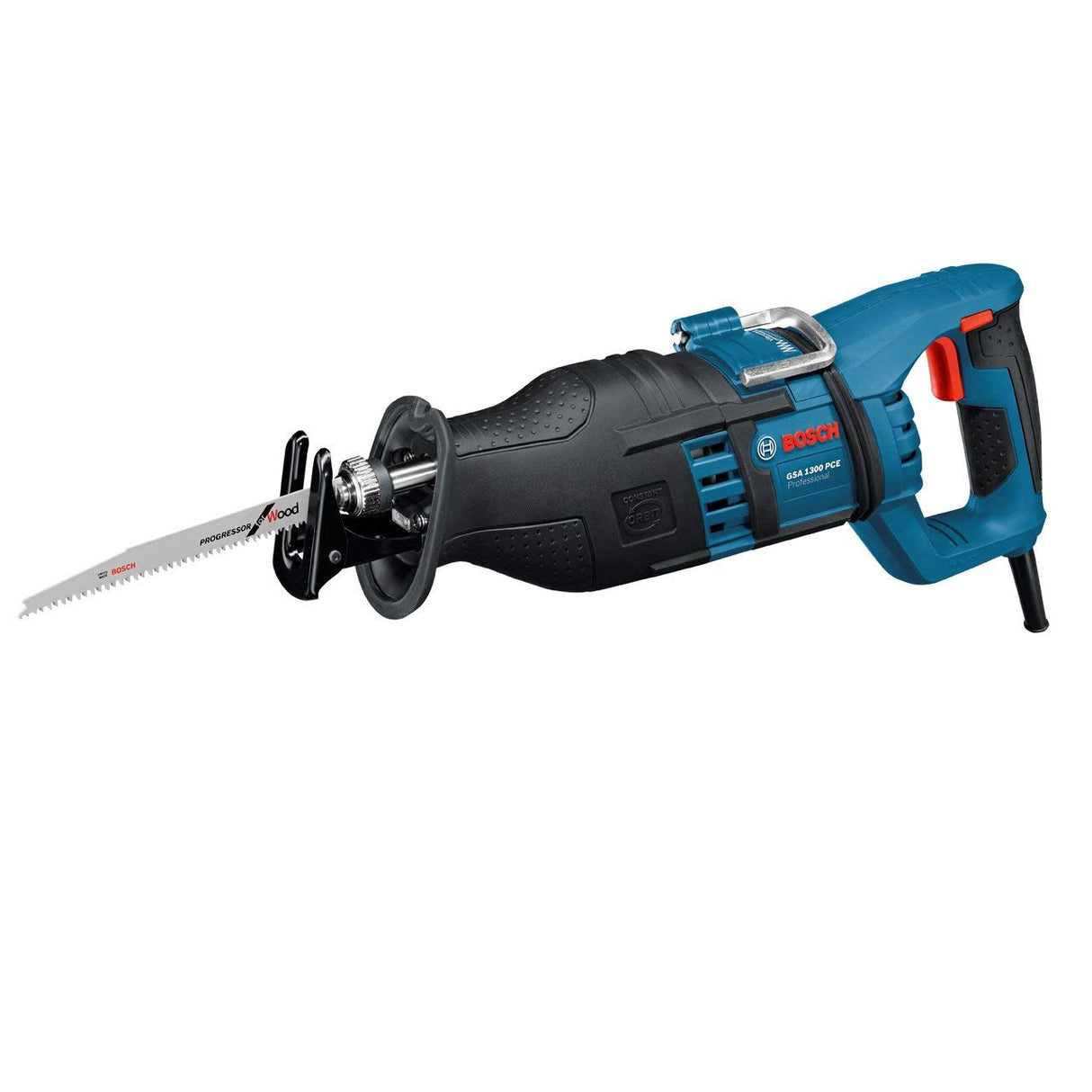 Bosch Professional GSA 1300 PCE - Sierra sable (1300 W, 0 – 2.900 cpm, profundidad de corte 230 mm, en maletín)