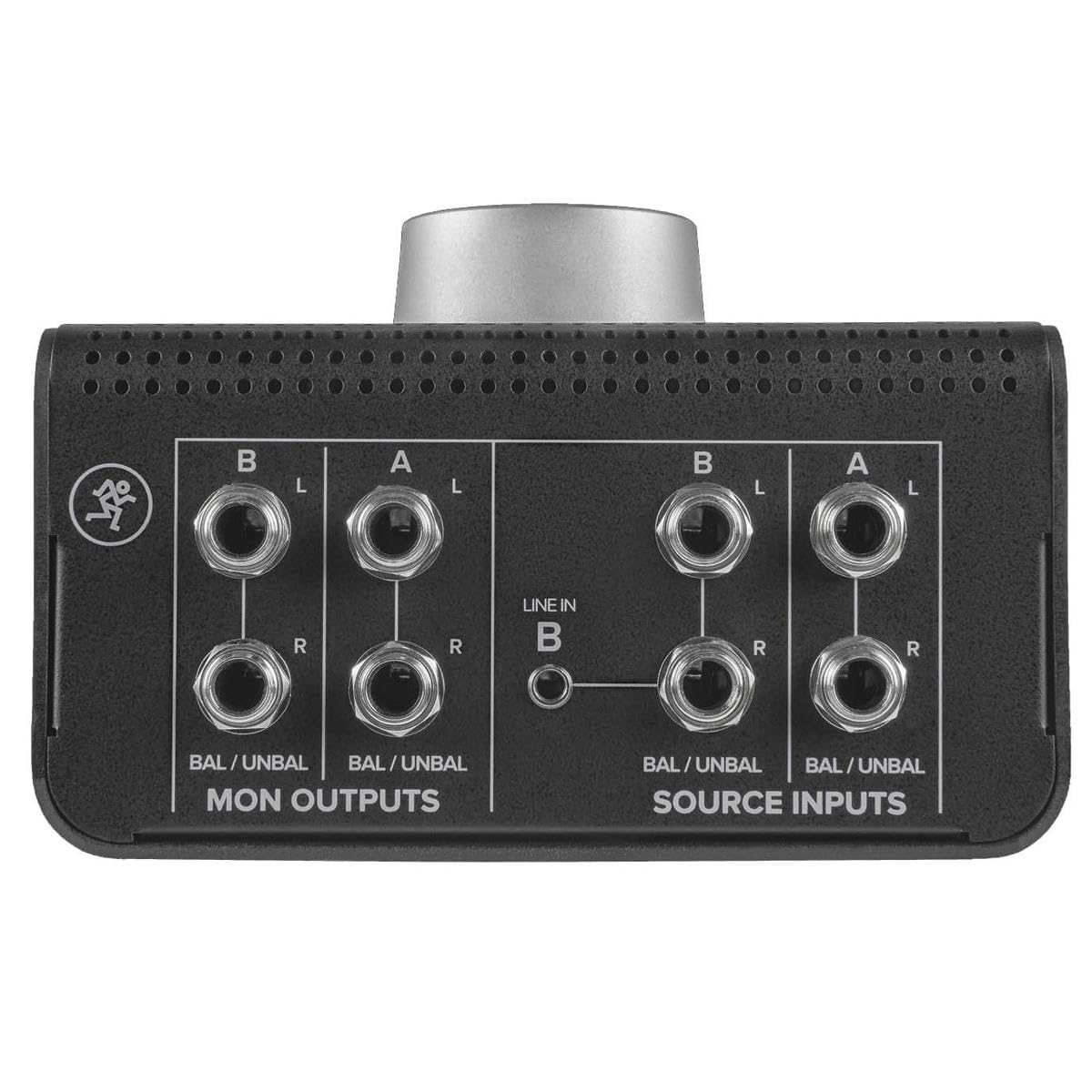 MACKIE Big Knob controlador pasivo de monitores de estudio 2x2 para dos fuentes de audio y dos pares de monitores, no necesita alimentación