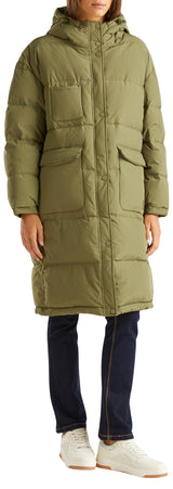 United Colors of Benetton Chaqueta 2jf8dn060, Verde, XL para Mujer