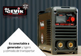Cevik PRO CE-TECHNO200LCD Soldador Inverter 200A Pantalla LCD para Electrodos MMA Incluye Kit Soldadura
