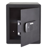 Yale YSEB/400/EB1 Caja Fuerte de Seguridad Electrónica, 40x35x34 cm, 38,5 L, Cerradura con 100,000 Combinaciones, Puerta de Acero, Bloqueo Antisierra, Color Negro