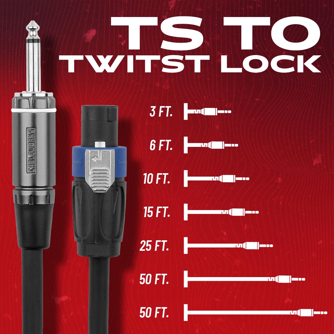 Gator Cableworks GCWC-SPK-50-1TL - Cable de altavoz - 15 metros