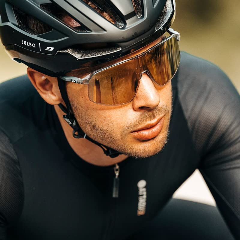 Julbo Density Gafas DE Sol, Negro Translu/Cuivre, L Unisex Adulto