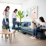 Cecotec Aspirador Escoba sin Cable Conga Rockstar 7500 Astral ErgoWet Animal. 680W, 4 en 1, 30 kPa, Cepillo Jaliscazo, Water Tank, Accesorio para Animales, 90 Minutos de Autonomía