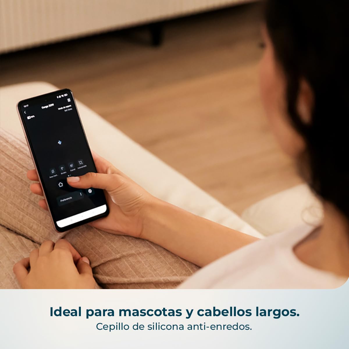 Cecotec Robot Aspirador con Navegación Giroscópica y App Conga M10 X-Treme. 2000Pa, Barre, Aspira, Friega y Pasa la Mopa, Autonomía 120mins, Sensores Anticaídas y 2 Cepillos Laterales