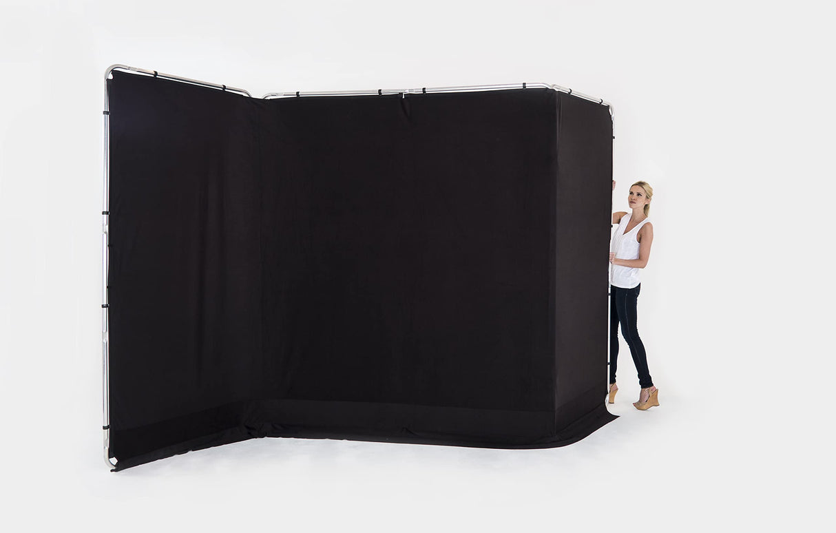 Manfrotto LLLB7621 - Fondo panorámico (4 x 2.35 m) Negro