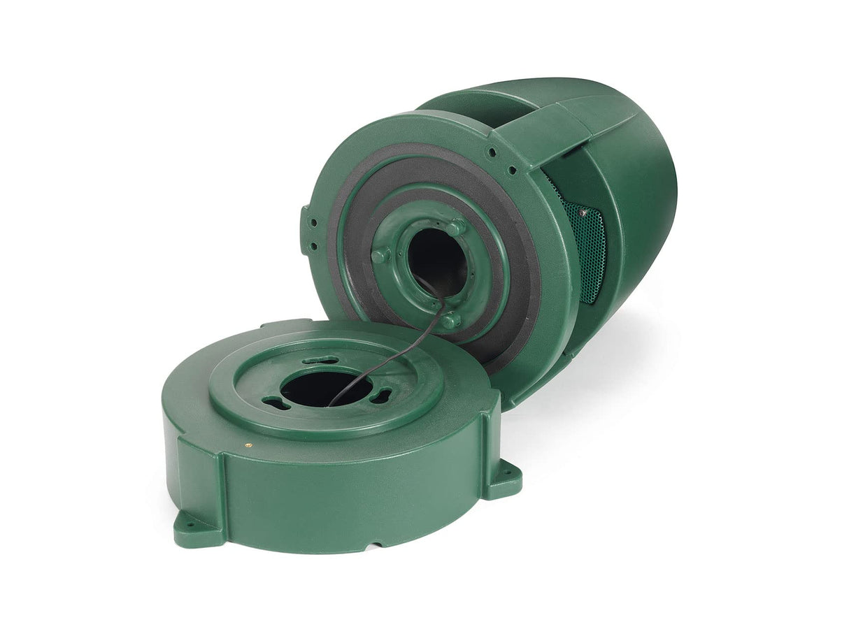 JBL Subwoofer Profesional JBL-Control 89MS de 8 Pulgadas para Exteriores sobre el Suelo. Funcionamiento de 8 ohmios o 70 V. Verde