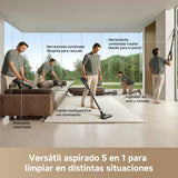 DREAME H14 Dual Aspirador en Seco y Húmedo 5 en 1, Solución de Limpieza con Proporción Inteligente, Se Puede Tumbar, Lavado del Cepillo a 60 °C en 5 min, 18.000 Pa de Succión, con Luz LED