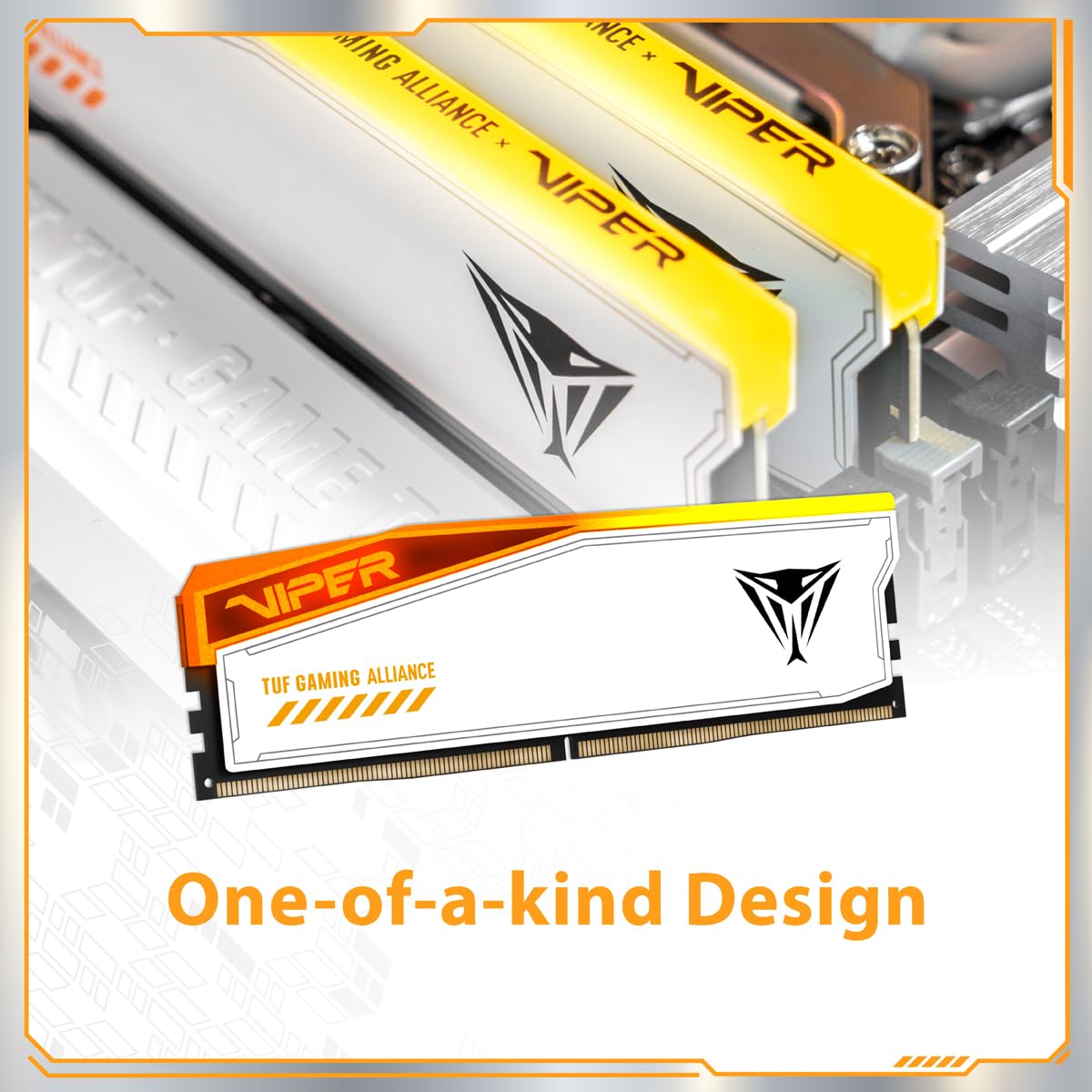 Patriot Viper Elite 5 TUF Gaming RGB DDR5 RAM 32GB (2X16GB) 6000MT/s CL36 UDIMM Desktop Gaming Memory Kit - PVER532G60C36KT