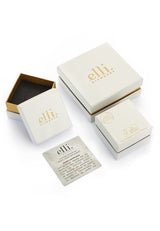 Elli PREMIUM Anillos Compromiso para Mujer con Diamantes (0,07 quilates) Confeccionado en Plata de Ley de 925.