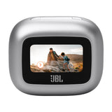 JBL Live Flex 3 Auriculares inalámbricos de botón True Wireless con cancelación de ruido adaptable, hasta 50 horas de reproducción, Bluetooth, audio de alta resolución, plateado