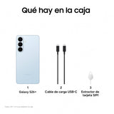 Samsung Galaxy S26+ 256GB, Teléfono Móvil con Galaxy AI, Cámara 50MP, 12GB RAM, Batería 4900mAh, Garantía del Fabricante 3 Años + 1 Año Extra, Color Azul Cielo (Versión Española)