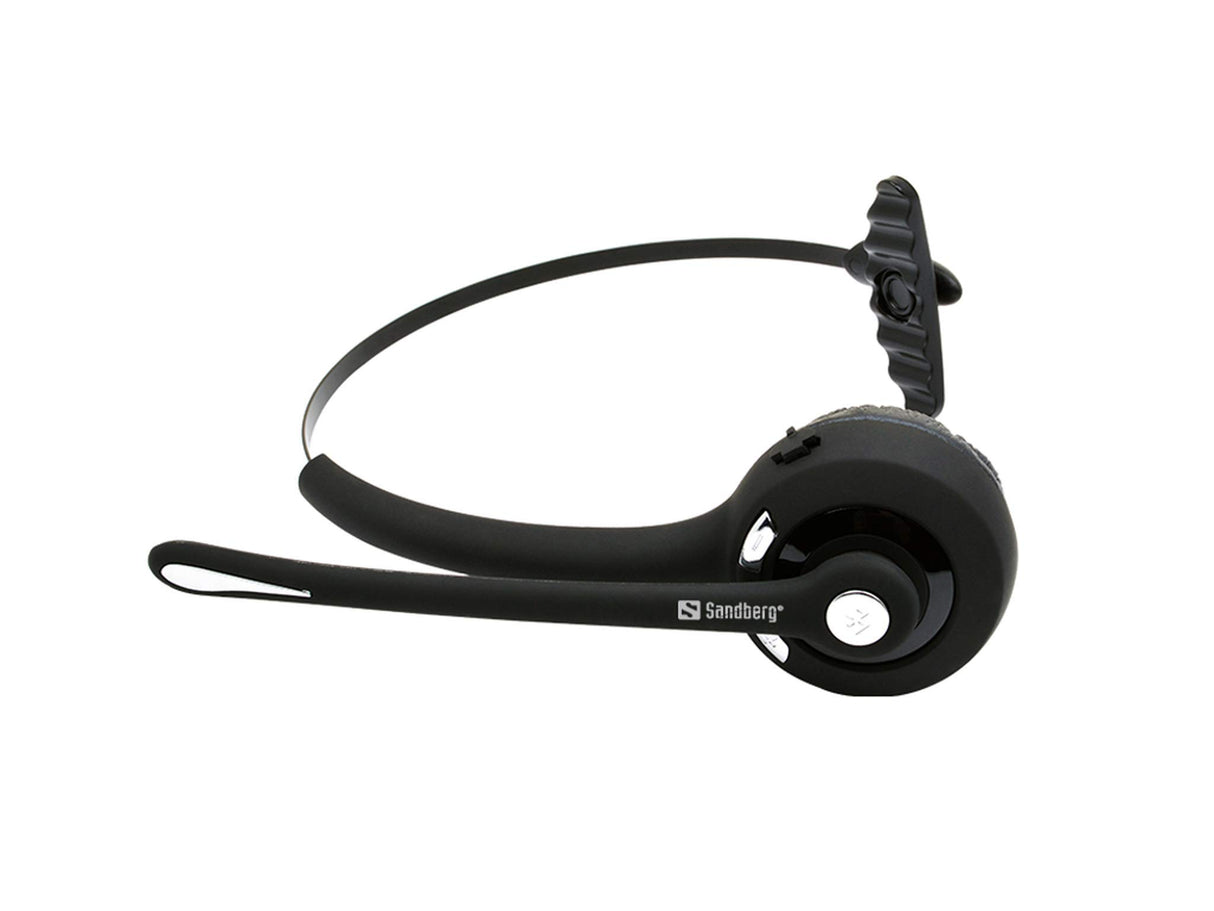 Sandberg Auriculares Bluetooth para Oficina, 126 – 23 (Bluetooth, Auriculares, Banda para la Cabeza, Centro de Llamadas, Negro, monaural, inalámbrico)