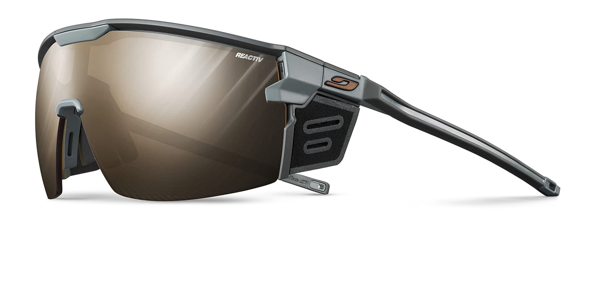 Julbo Ultimate Cover Gafas de Sol, Gris/Gris, L Unisex Adulto