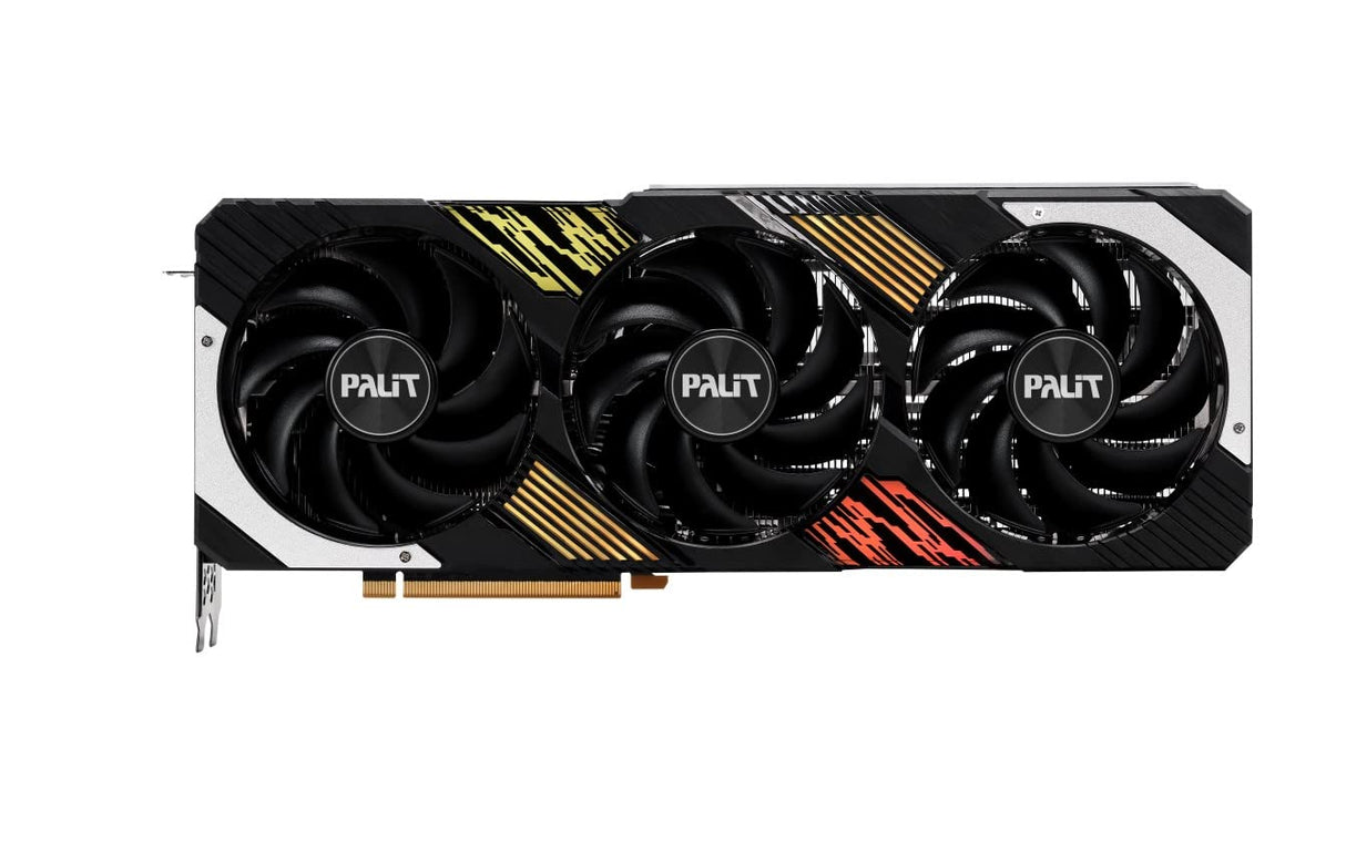 Palit GeForce RTX 4070 Ti Gaming Pro - Tarjeta gráfica de 12 GB GDDR6X, Reloj gráfico de 2310 MHz, PCIe 4.0, 1 HDMI, 3 Puertos de visualización