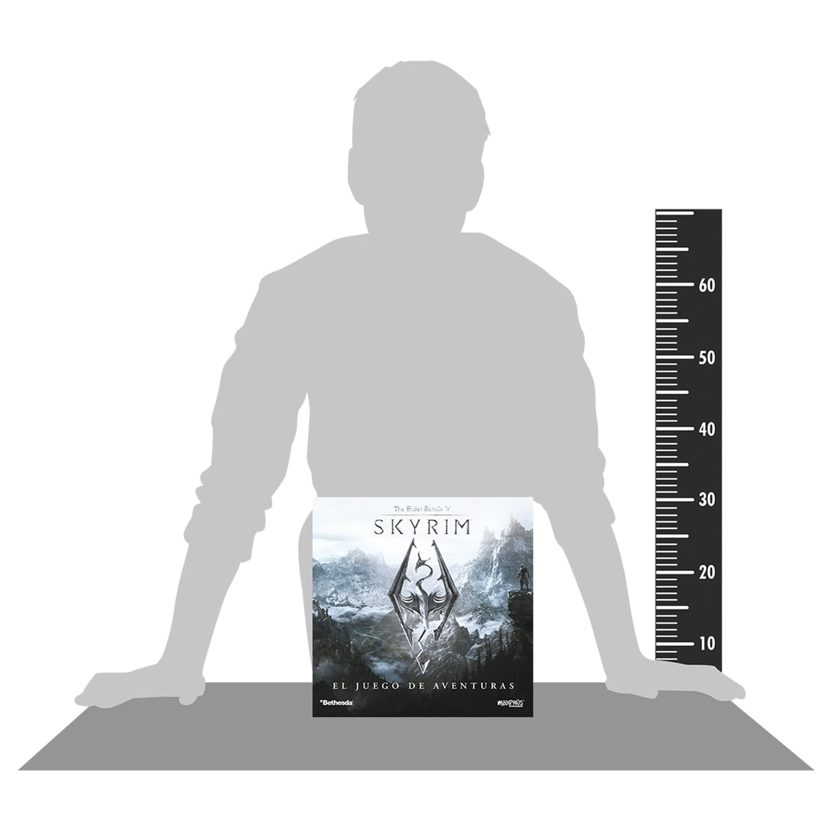 Modiphius Entertainment The Elder Scrolls V: Skyrim El Juego de Aventuras Juego de Mesa, A Partir de 14 Años, De 1 a 4 Jugadores, 60-120 Minutos por Partida, Español