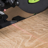 Evolution Power Tools F255SMS Sierra ingletadora deslizante multimaterial, Corta acero dulce, aluminio, plástico, madera con clavos incrustados, 255 mm (230V)