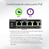 NETGEAR Switch Gigabit Ethernet | PoE Plus 16 Puertos GS316EP | Switch Gigabit Ethernet con 15 Puertos PoE+ a 180 W, 1 Puerto SFP de 1G, Montaje de sobremesa o en Pared