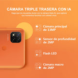 Xiaomi Redmi 9C Smartphone 3GB 64GB 6.53" HD+ Dot Drop Display 5000mAh (typ) Desbloqueo Facial con IA 13 MP AI Triple Cámara Naranja