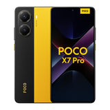 XIAOMI POCO X7 Pro - Smartphone de 8+256GB, Pantalla CrystalRes 1.5K 120Hz AMOLED, MediaTek Dimensity 8400-Ultra, Cámara de 50 MP, 90W HyperCharge, Cargador no Incluido, Amarillo (Versión ES)