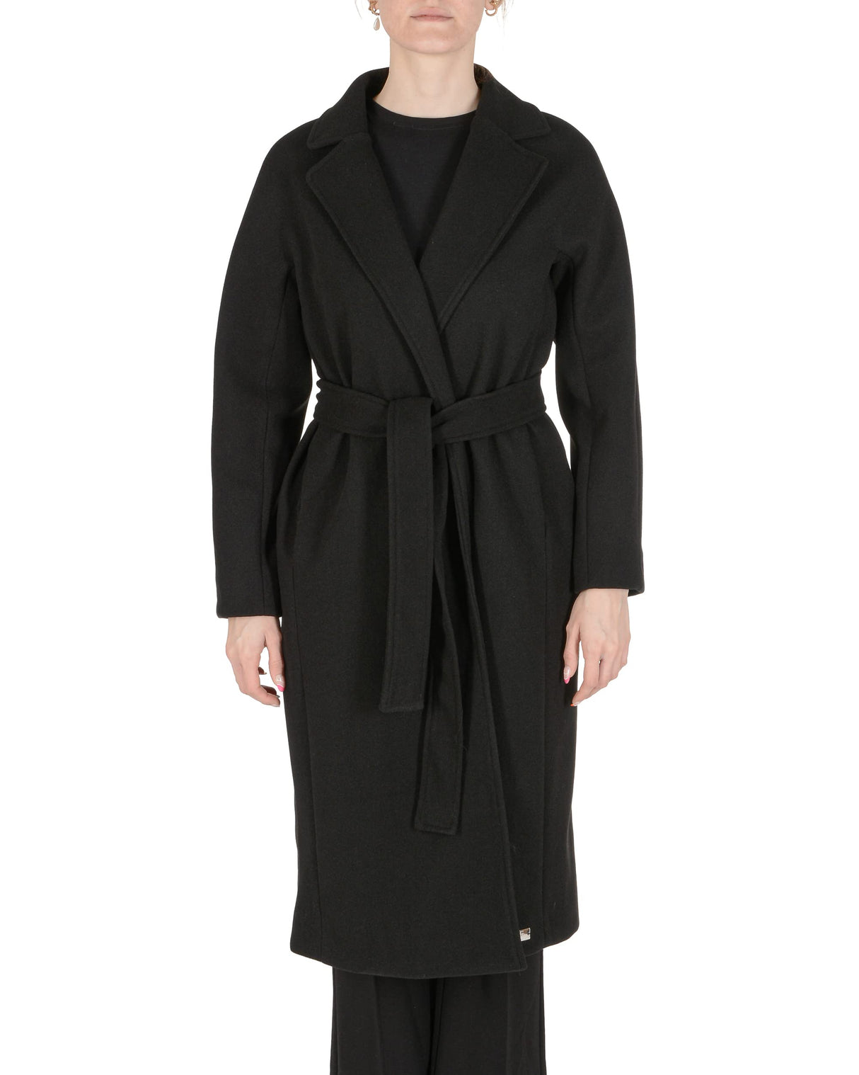 19V69 ITALIA Amber, Abrigo Mujer, Negro, XL