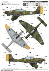 Trumpeter- Ju 87,Junkers Kit de maquetas, Accesorios, Multicolor, L (02420)