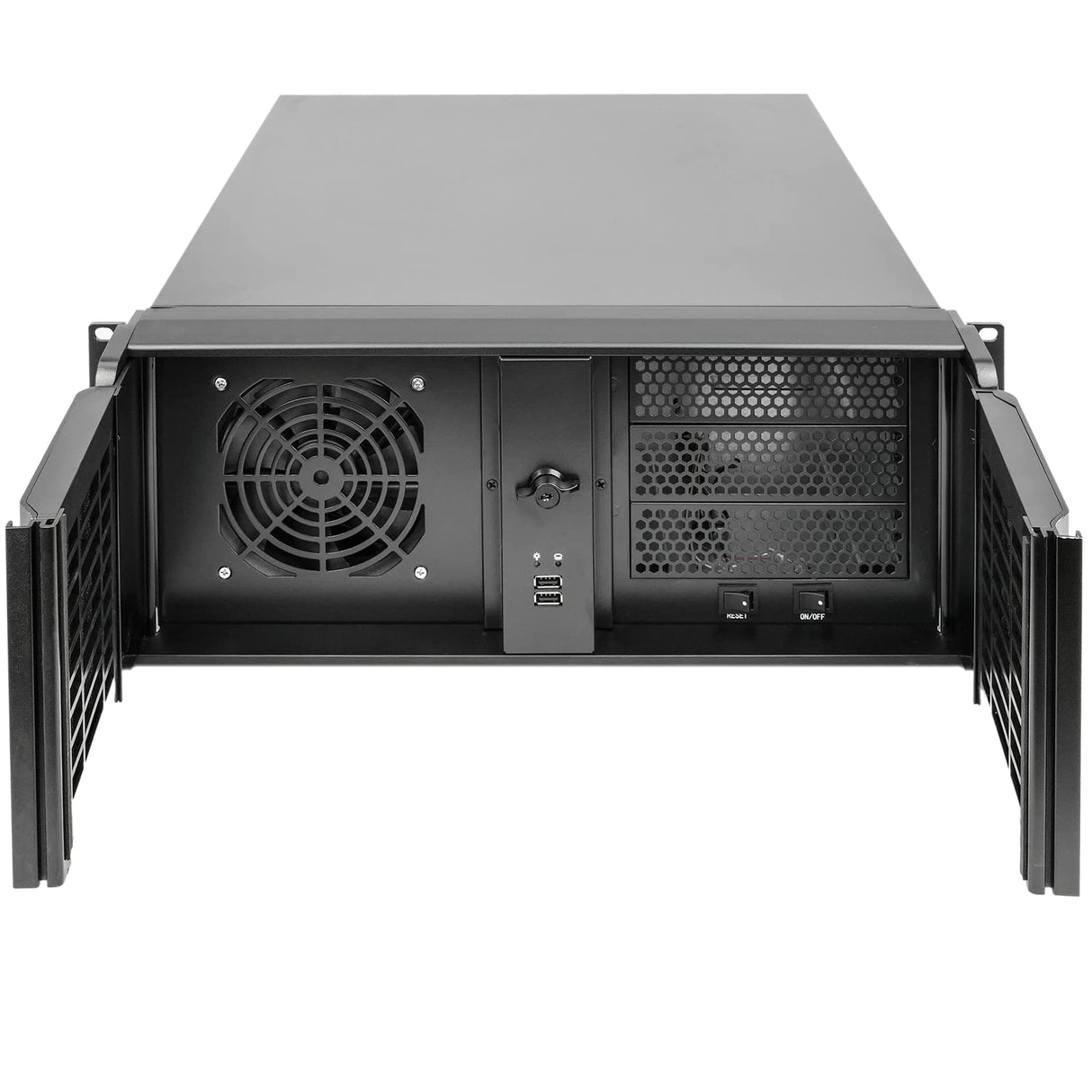 RackMatic - Caja Rack 19" IPC ATX 4U 3x5.25 8x3.5 Fondo 460mm