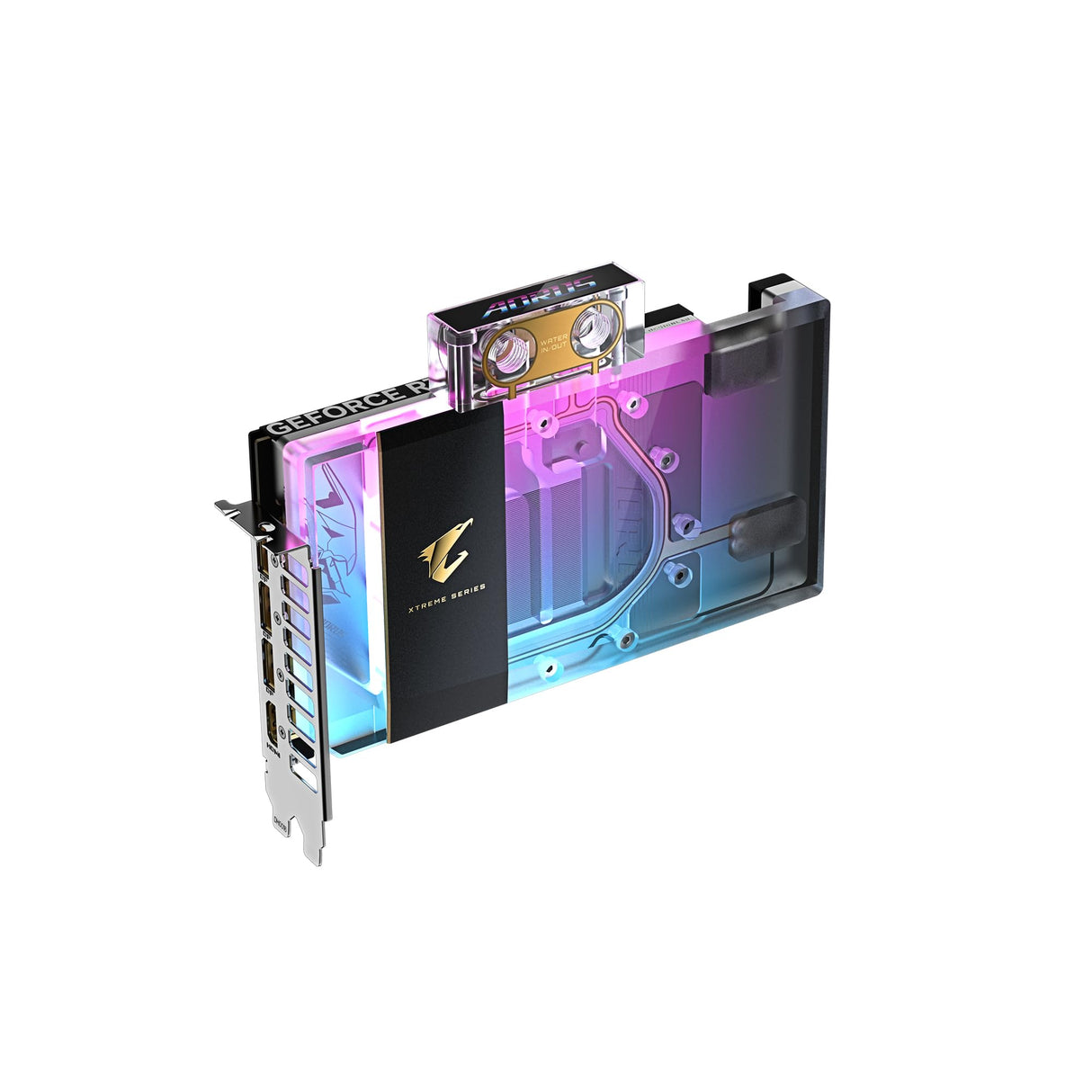 Gigabyte AORUS GeForce RTX 5080 Xtreme WATERFORCE WB 16G Tarjeta Gráfica - 16GB GDDR7, 256 bits, PCI-E 5.0, 2805MHz Core Clock, 3 x DP 2.1a, 1 x HDMI 2.1b, NVIDIA DLSS 4, GV-N5080AORUSX WB-16GD