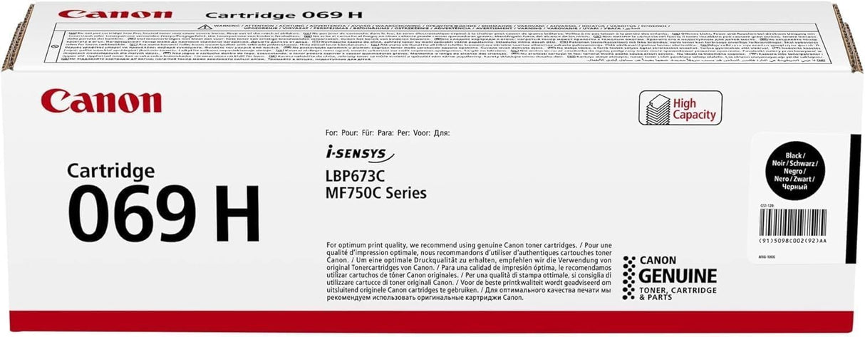CANON Compatibles Marca Modelo Toner/069 HiCap BK
